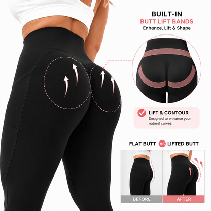 High Waisted Tummy Control Shaping Training Leggings