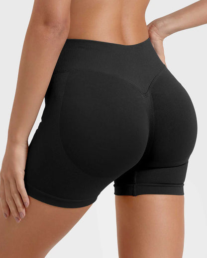 Scrunch Butt Lifting Seamless Workout Shorts for Women