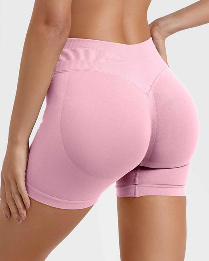 Scrunch Butt Lifting Seamless Workout Shorts for Women